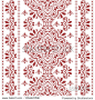Beautiful red and white floral seamless pattern. Vintage  paisley elements. Traditional  Ethnic  Turkish  Indian motifs. Great for fabric and textile  wallpaper  packaging or any desired idea. 