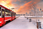 General 2048x1368 St. Petersburg winter snow vehicle tram