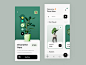 Plant Shop - Mobile App Design by Mehmet Özsoy for Orizon: UI/UX Design Agency on Dribbble