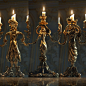 Beauty and the Beast - Lumiere Design, Christopher Brändström : I was contacted by Industrial Light and Magics Art Department back in 2014 to help design the classical character Lumiere from Disneys Beauty and the Beast. Over the coming months I worked cl
