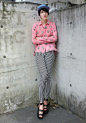 台湾独立设计师品牌 可爱猫头狗头 漂亮的粉红色衬衫 原创设计师 新款 2013