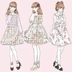 ♡ℳℐℒℒℰ ℱℐℒℒℰ ℂℒᎾЅℰᏆ♡
少女穿搭绘•日系甜美风

蝴蝶结 ❣︎ 花柄 ❣︎ 荷叶边 ❣︎ 小动物
甜甜的小裙子们✨插画 ​​​​