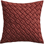 jersey interknit wine 20" pillow