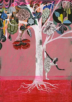 德国插画师 Olaf Hajek 插画作品 | 1965年，出生于德国，在荷兰长大，现居柏林 最初在杜塞尔多夫高等专业学校学习平面设计，后来换到插画班学习，因为他不想他的职业生涯是一直坐在电脑前的。Hajek用民俗文化、神话、宗教、历史、地理探索文化想象和现实之间对立火花。 