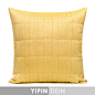 兿品|黄色简约现代轻奢|沙发靠包靠垫抱枕|黄色方块澜品样板房