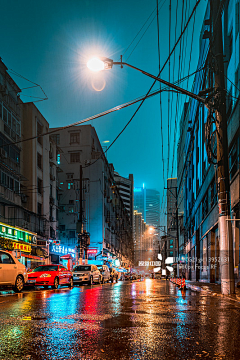 阿兹家的猫粮采集到雨夜雾气街道