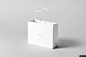 手提袋 展示纸袋 设计模型 智能 贴图 模版 购物袋子样机VI样机样机素材