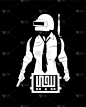 阿拉伯书法翻译字母 "pubg"