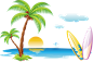 夏日元素 png