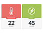 Dribbble - Widgets Alt by Sandeep Prabhakaran #icon# #配色参考#