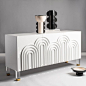 Shop Safavieh Couture Saturn Wave Acrylic Sideboard - Free Shipping Today - Overstock - 29012878