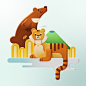 NAVER Icon 3dartwork Character artwork Korea autumn color