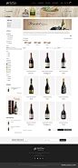 葡萄酒商店 - 的Prestashop响应主题UI设计作品网页设计官网介绍页首页素材资源模板下载