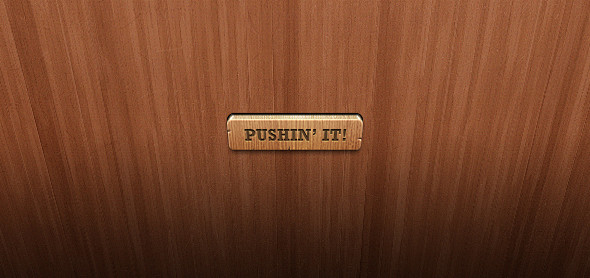 wooden button ui des...