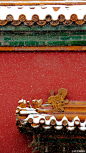 故宫雪景:美如画，美得这么安静