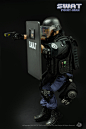 特警部队军事武器军人1/6比例SWAT12寸关节可动 兵人模型男孩礼物-淘宝网