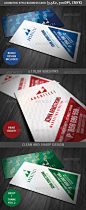 Geometric Style Business Card - GraphicRiver Item for Sale