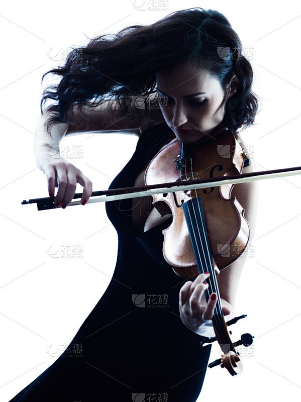 女人,小提琴,头发,进行中,小提琴手,音...