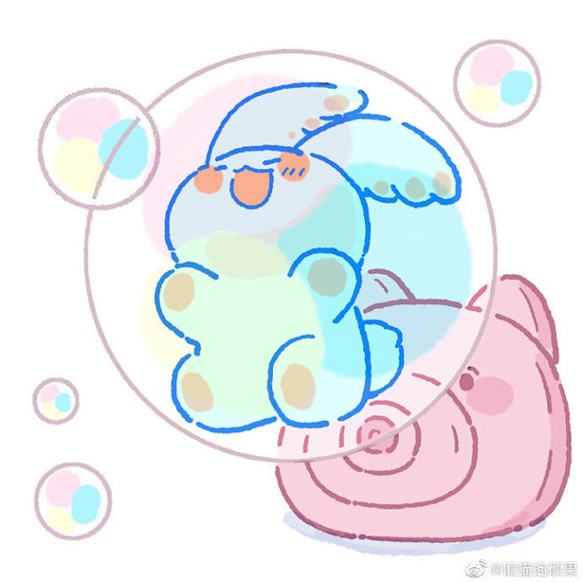 #头像##治愈不开心# 花兔兔头像 花兔...
