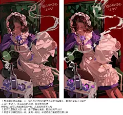 曼奇首测我画了蓝手帕妈妈改图ing - 小红书