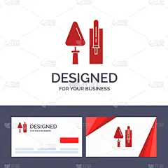 创造力,泥铲,名片,模板,品牌名称,砖,建筑业,设备用品,建造物,石头