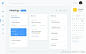 来自设计师 Adrian Madacs 的一组用户中心/管理后台的界面设计作品 Engagement Dashboard #UI设计# ​​​​