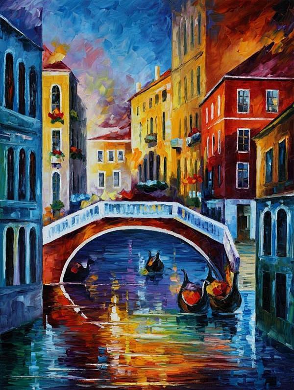 leonid afremov的浓墨重彩（...