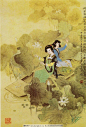 仕女图,工笔,国画,当代工笔,当代艺术,名家仕女,雅致工笔