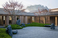 景观_黎工采集到日式 枯山水庭院