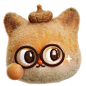 Smart Squirrel  3D Icon