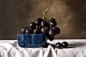 Berry, Black, Bowl, Food, Grapes, Table wallpaper preview