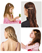 Amazon.com : DF DUALFERV Hair Clip (No Crease), 18 Pcs Checkerboard No Bend Hair Clips, Acrylic Resin Styling Makeup Creaseless Hair Clips, Flat Hair Clips for Women Girls : Beauty & Personal Care