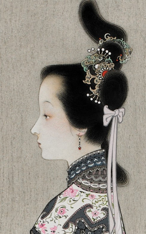 00:45:39罗寒蕾《金陵十二钗》 ——秦可卿手绘插画十色鸢尾花同采自