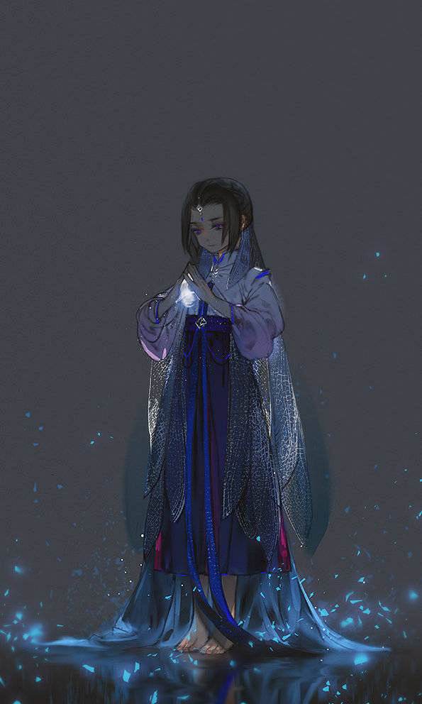 古剑奇谭三同人图幼年云无月by伊吹鸡腿子