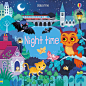 Usborne Book and 3 Jigsaws: Night time