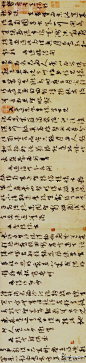 【書法1451】明 沈粲 《草書詩卷》局部 —— 紙本，草書，25.9 X 861 釐米，現藏台北故宮博物院。