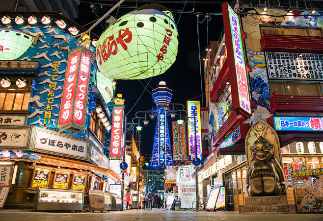 Tsutenkaku Tower lan...