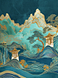 国风神韵-翠林青山