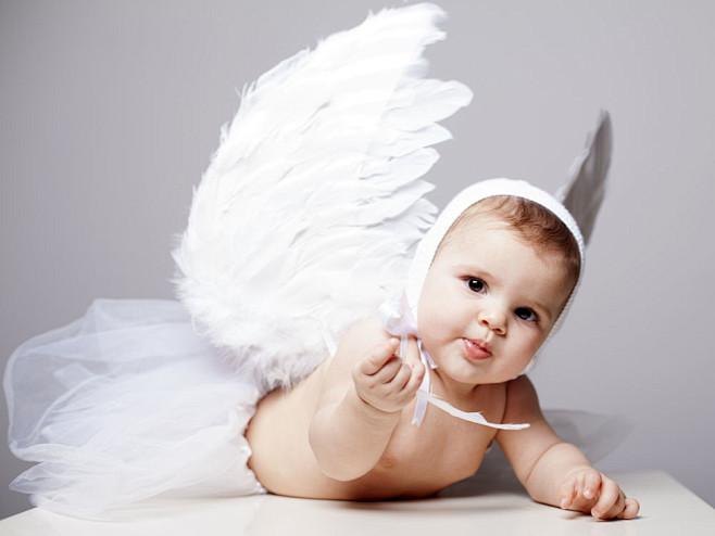 可爱天使女宝宝图片