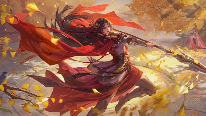 秋风飒爽*文鸳_看图_三国杀皮肤吧_百度贴吧-花瓣网