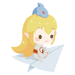 鲨鱼娘表情包扁平版Q版斗鱼斗鱼TV发送成功