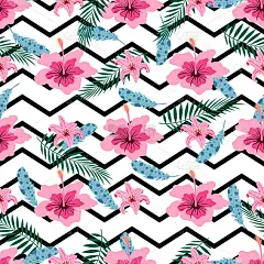 粉红色花朵图案
