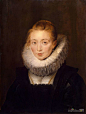 彼得·保罗·鲁本斯(Peter Paul Rubens)高清作品《Portrait of a Chambermaid of Infanta Isabella》