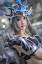 超美LOL风女娜迦COS：长腿细腰还有马甲线_特玩网LOL英雄联盟专区