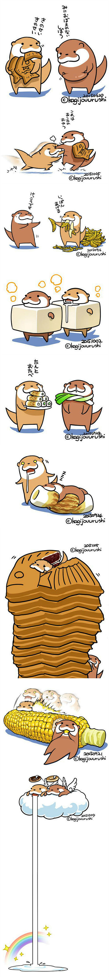 水獭君的吃货日常_(*′﹃`* 」∠)_...