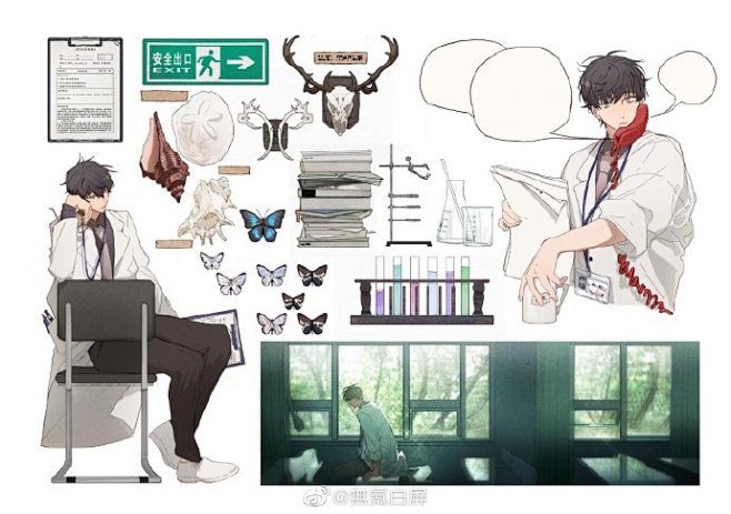 #恋与制作人# 之前画给@贪婪大陆工作室...