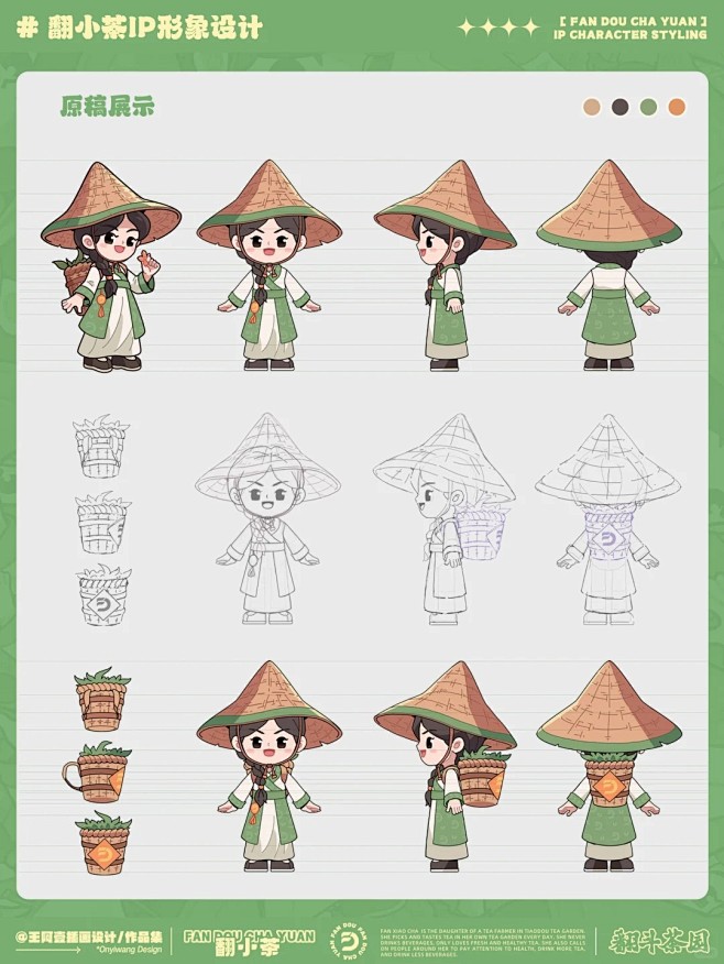 IP形象设计｜翻小茶 案列思路分享_5_王阿壹插画设计_来自小红书网页版