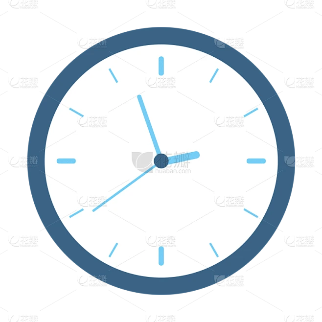 ICON-扁平矢量钟表元素-SVG19素材-花瓣网