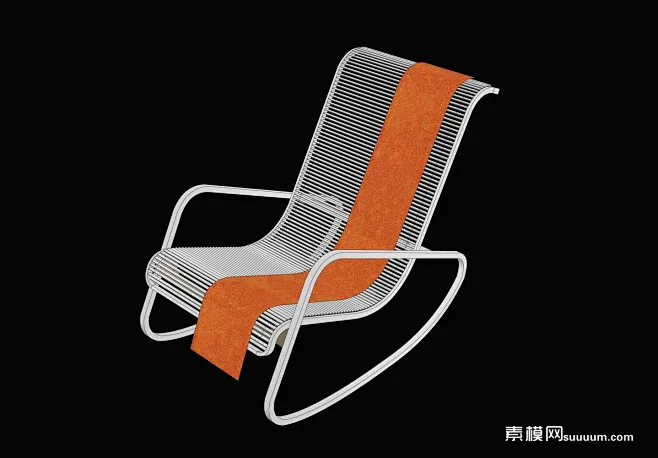 户外休闲椅SU模型下载_sketchup模型免费下载_素模网