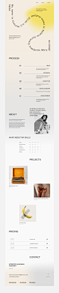 Portfolio Website Design. UX/UI : Personal portfolio website